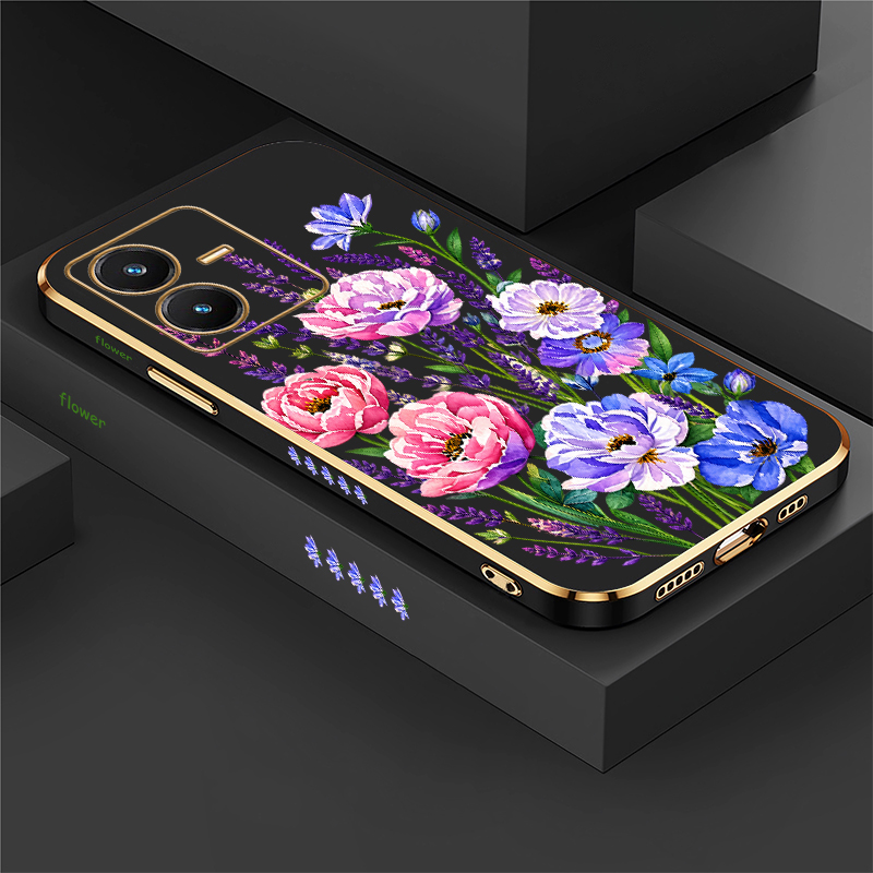 Vivo Y28 - Flowers Case For Vivo Y28 S