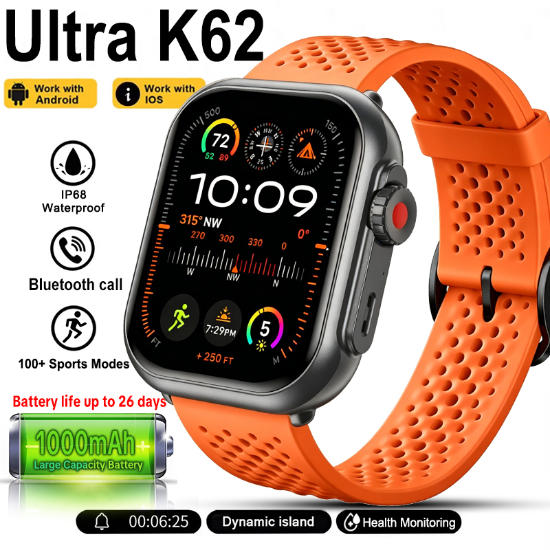 Smartwatch Face - New Watch Ultra K62 Smartwatch Men