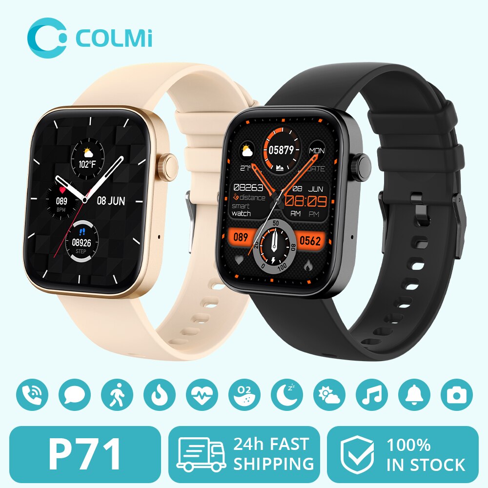 Smartwatch Instagram - COLMI P71 Voice Calling Smartwatch Men