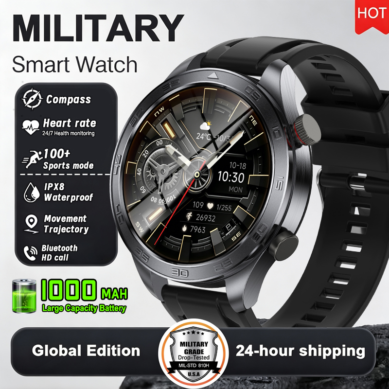 Smartwatch Store - New Military Smart Watch Men GPS