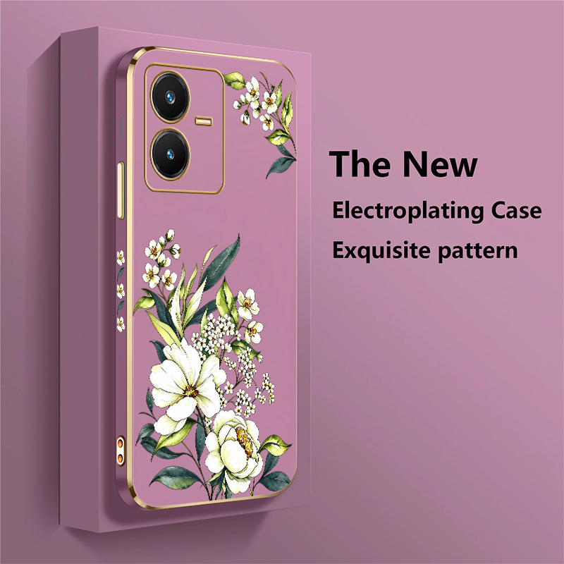 Flowers Case For Vivo Y28 S Y2 - огляд і ціна Vivo Y28