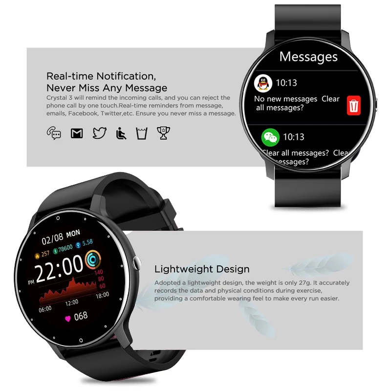 LIGE 2026 Smart Watch Women Me - огляд і ціна Smartwatch Instagram