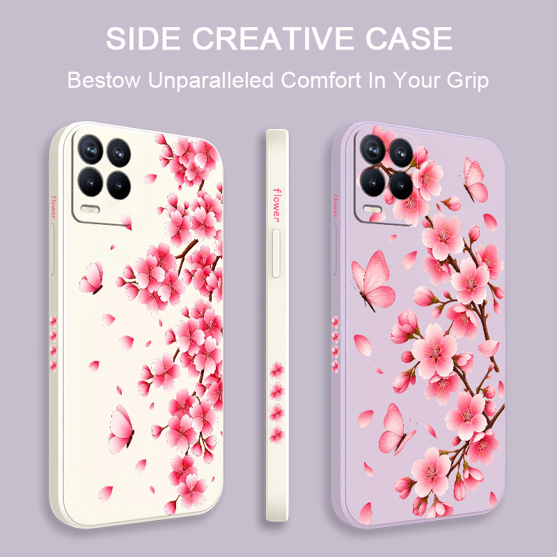 Pink Flower Print Phone Case F - огляд і ціна Realme Note 50