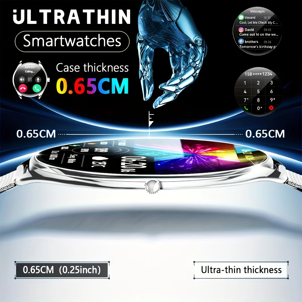 2026 New Ultra Thin Smart Watc - огляд і ціна Smartwatch Face