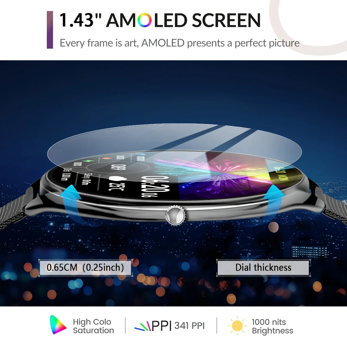 2026 New Ultra Thin Smart Watc - огляд і ціна Smartwatch Face