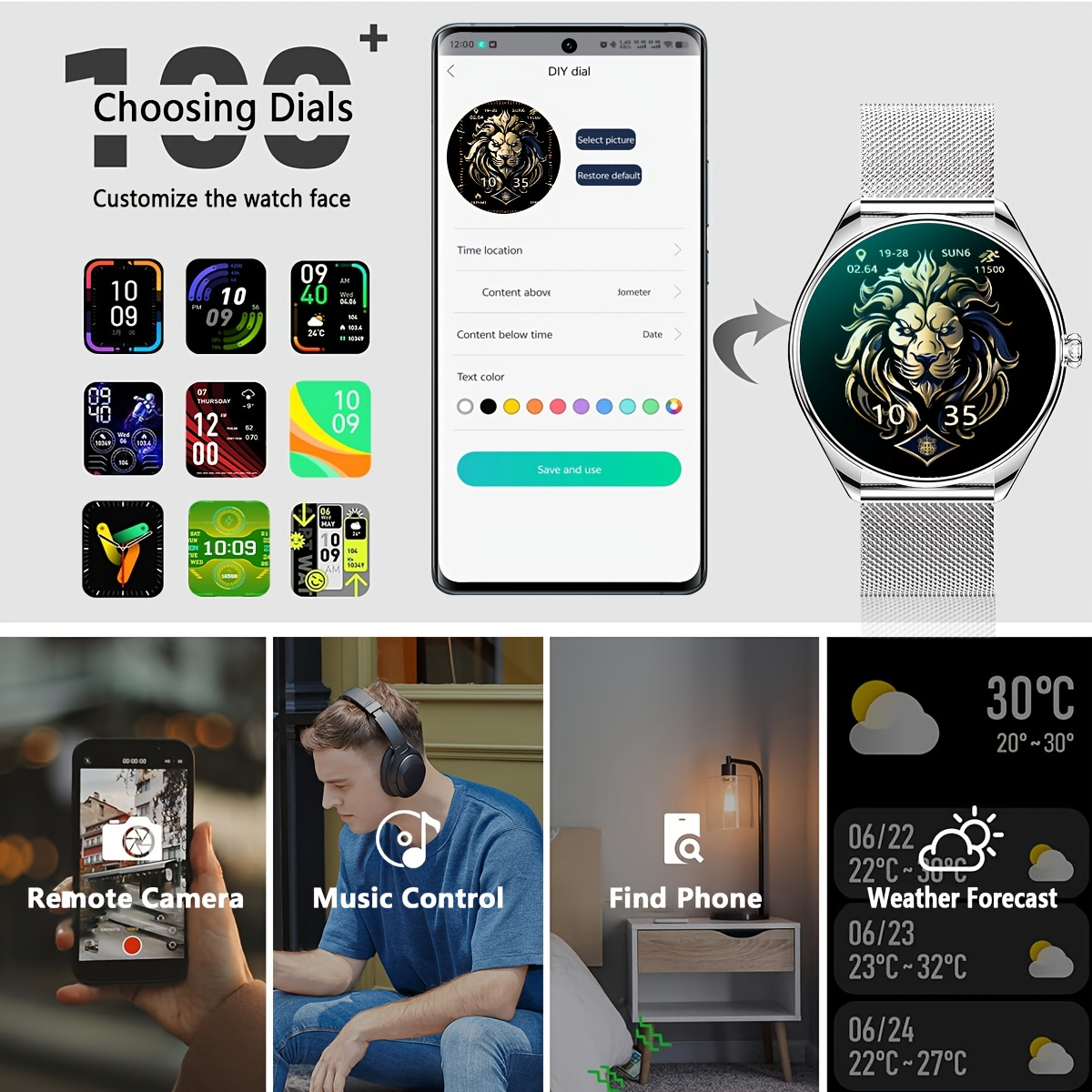 2026 New Ultra Thin Smart Watc - огляд і ціна Smartwatch Face