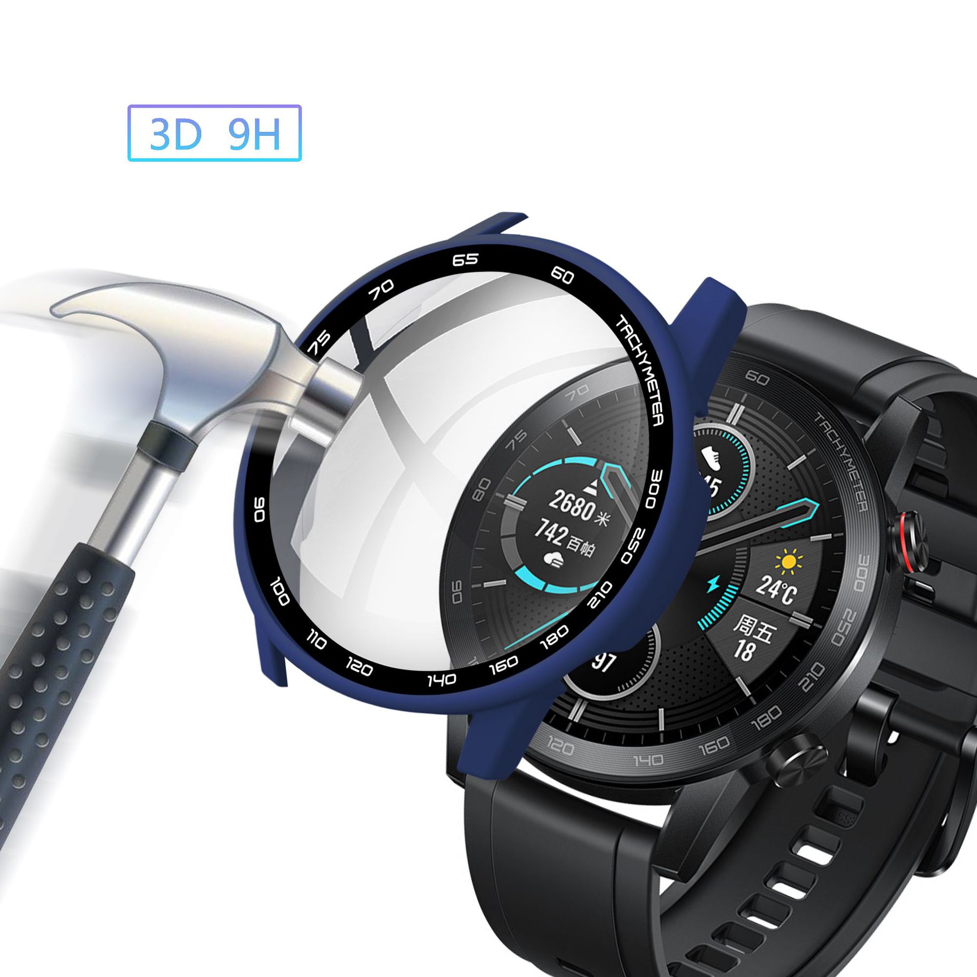 Hard Edge Glass Screen Protect - огляд і ціна Motorola Smartwatch Accessories