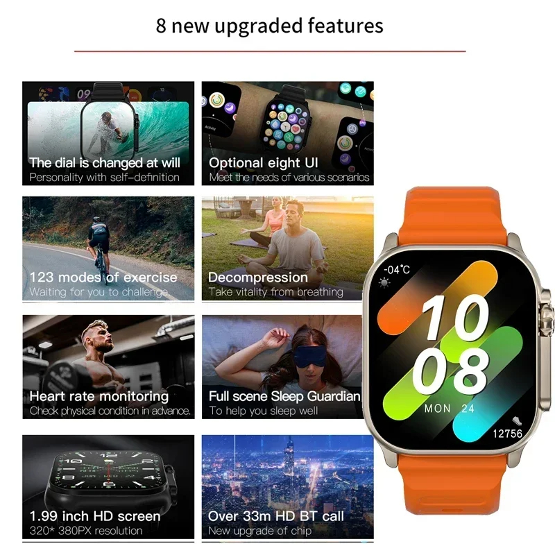 2026 New Men Smart Watch 2.01  - огляд і ціна Smartwatch Instagram