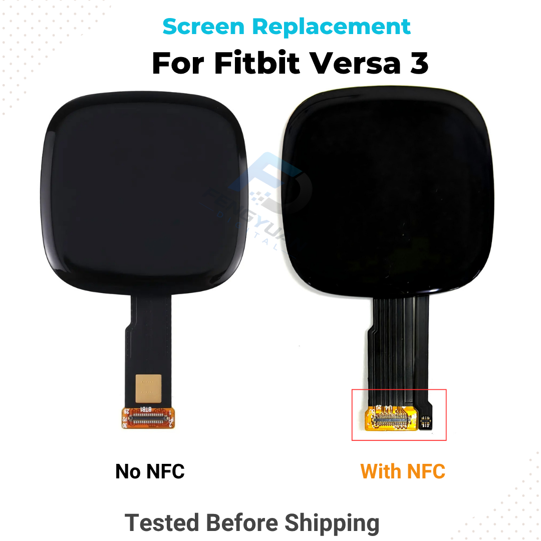 For Fitbit Versa 3 FB511 AMOLE - огляд і ціна Smartwatch Touch