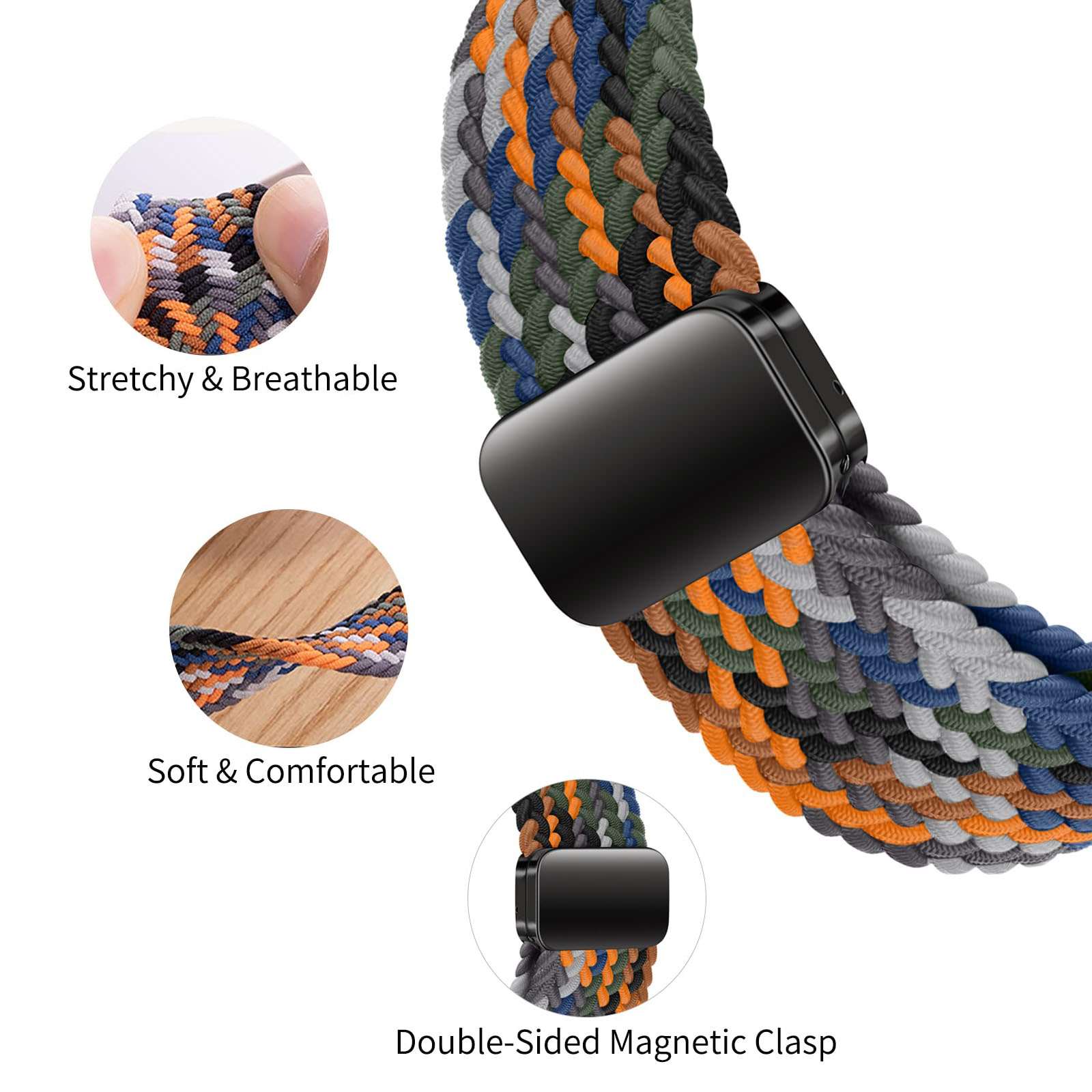 Sport Braided Strap for Redmi  - огляд і ціна Solo Loop Strap