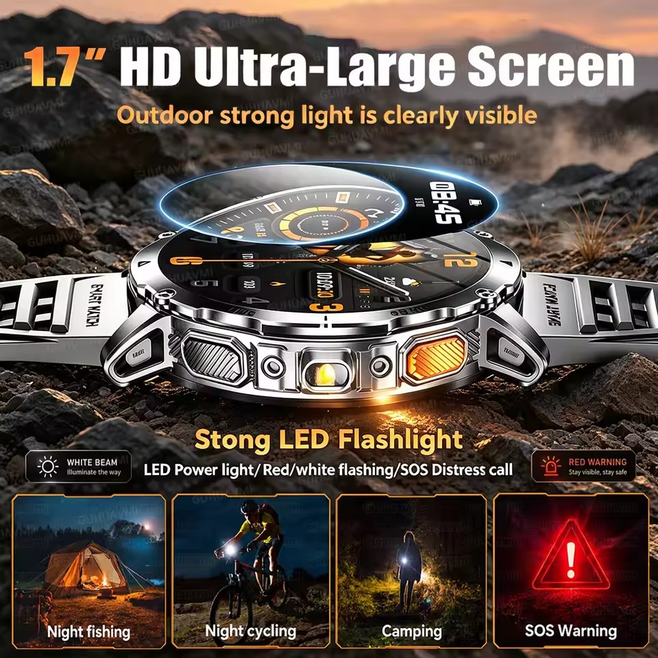 2026 New Military 1400mAh Big  - огляд і ціна Smartwatch Store