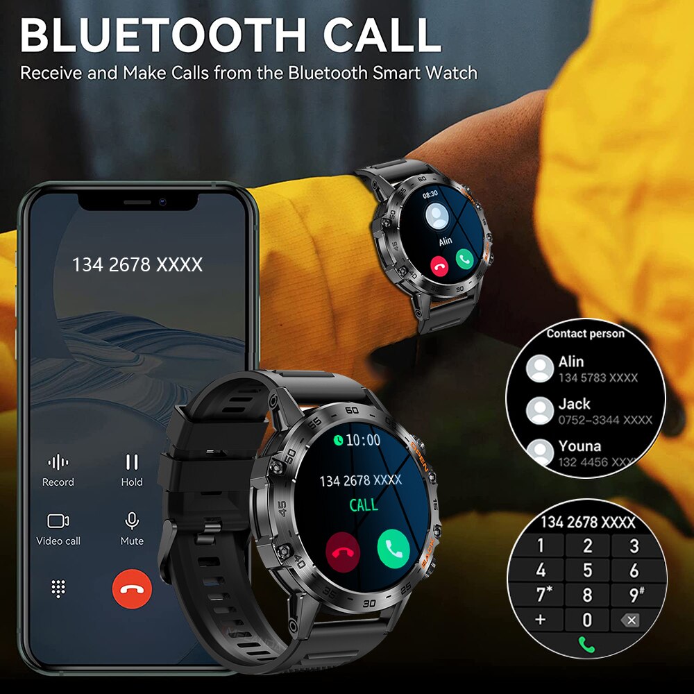 MEVADEN Steel 1.39 inch Men Lu - огляд і ціна Smartwatch Store