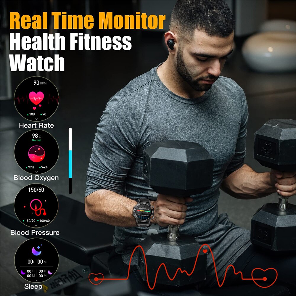 MEVADEN Steel 1.39 inch Men Lu - огляд і ціна Smartwatch Store
