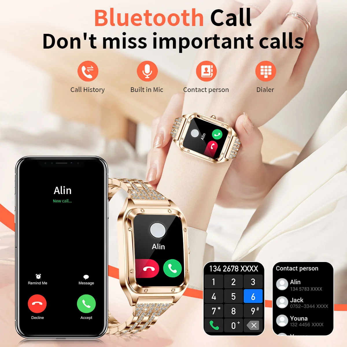 1.57Inch Top Luxury Smart Watc - огляд і ціна Smartwatch Face