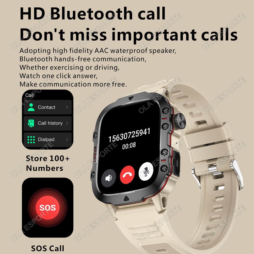 2026 New Military Smart Watch  - огляд і ціна Smartwatch Face