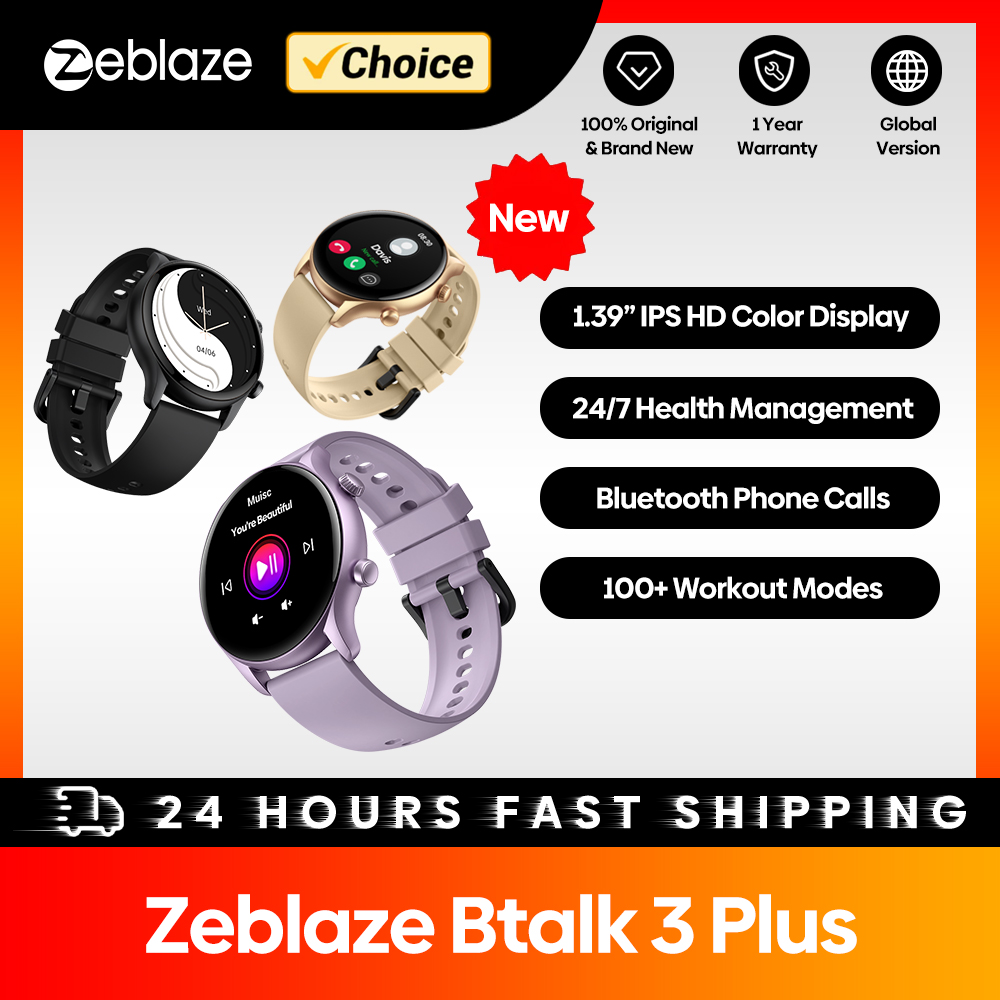 New Zeblaze Btalk 3 Plus Voice - огляд і ціна Smartwatch Instagram