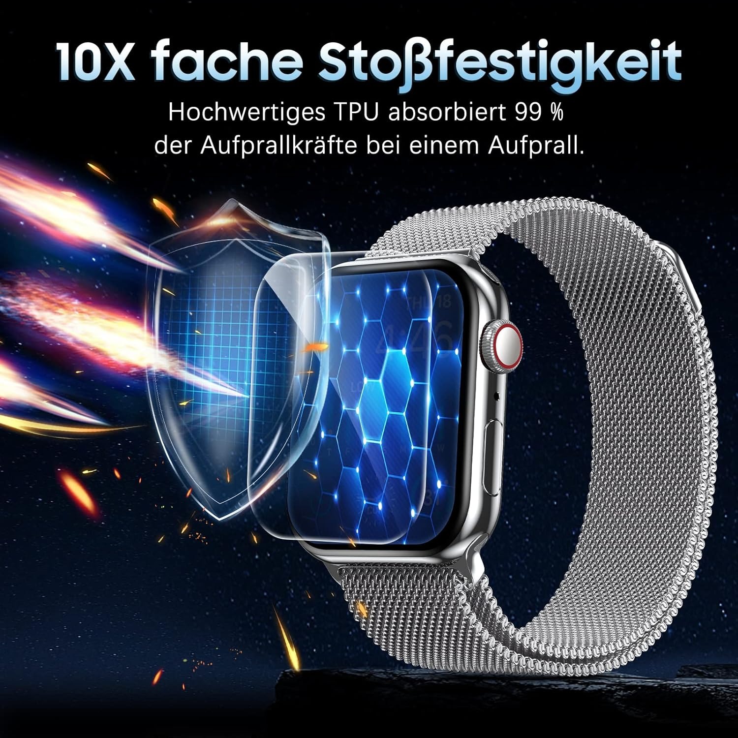 5PCS Hydrogel Film for Apple W - огляд і ціна Watch Case Bumper