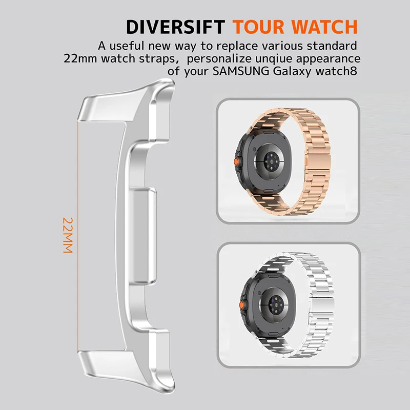 22mm WatchBand Connector for s - огляд і ціна Smartwatch Watch Accessories